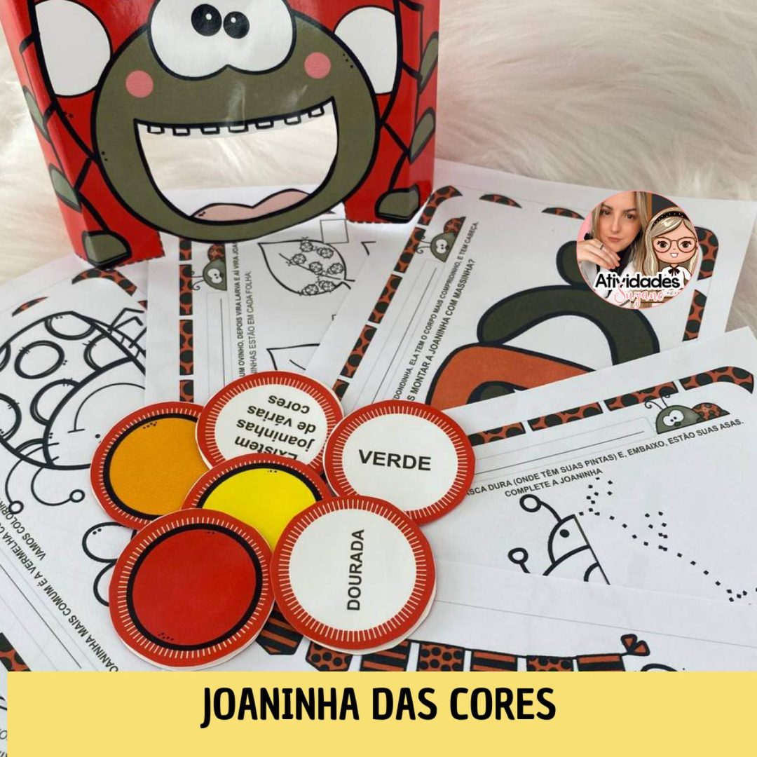 Trabalho com cores - Joaninha