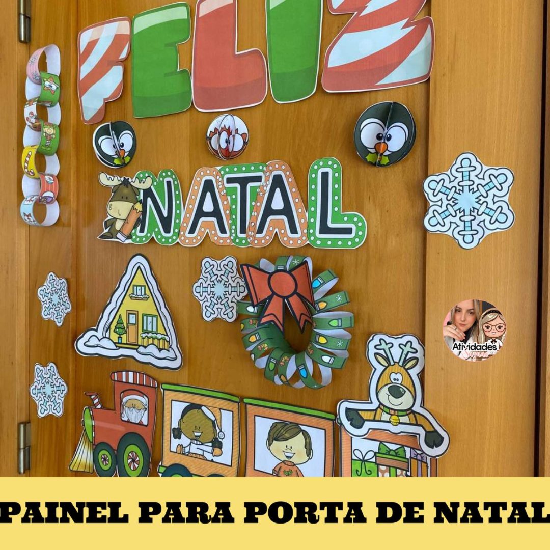 Painel de Natal para porta 1
