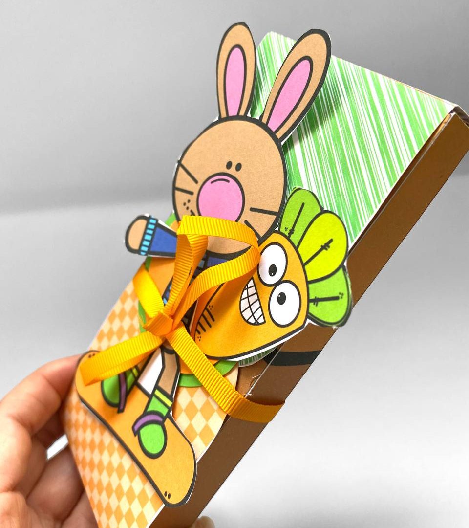 Caixinha de chocolate coelho moderno: a lembrancinha perfeita para Páscoa