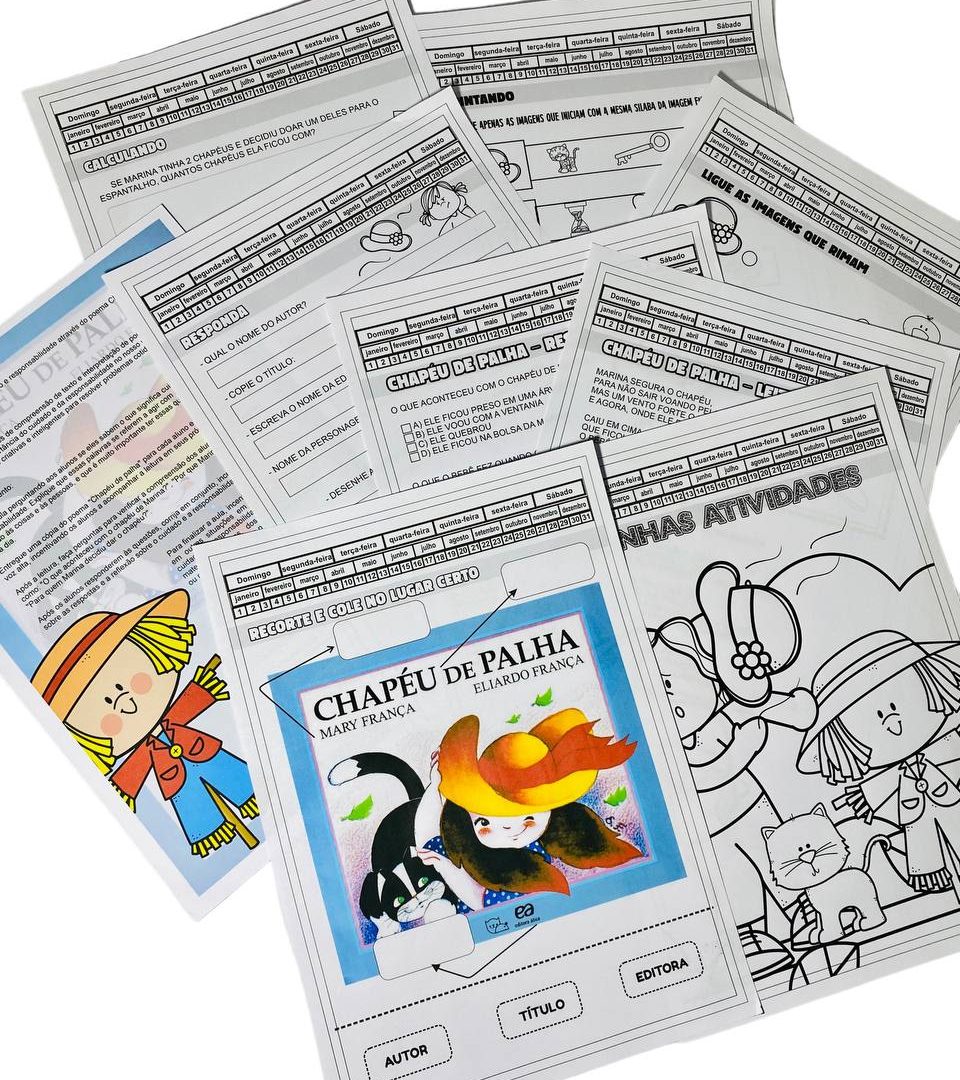 Chapéu de Palha - Descobrindo o Mundo da Leitura