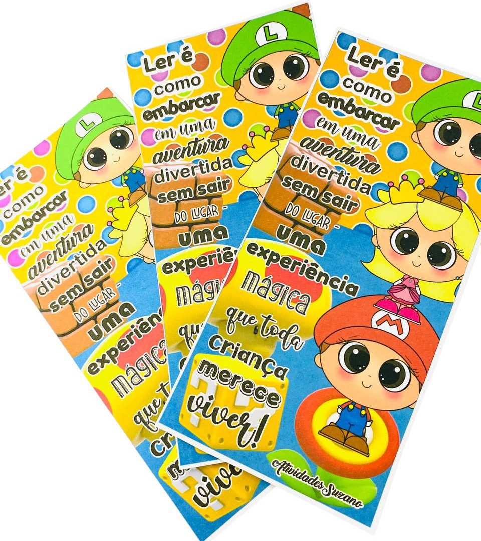 Incentive a leitura com um marcador divertido!