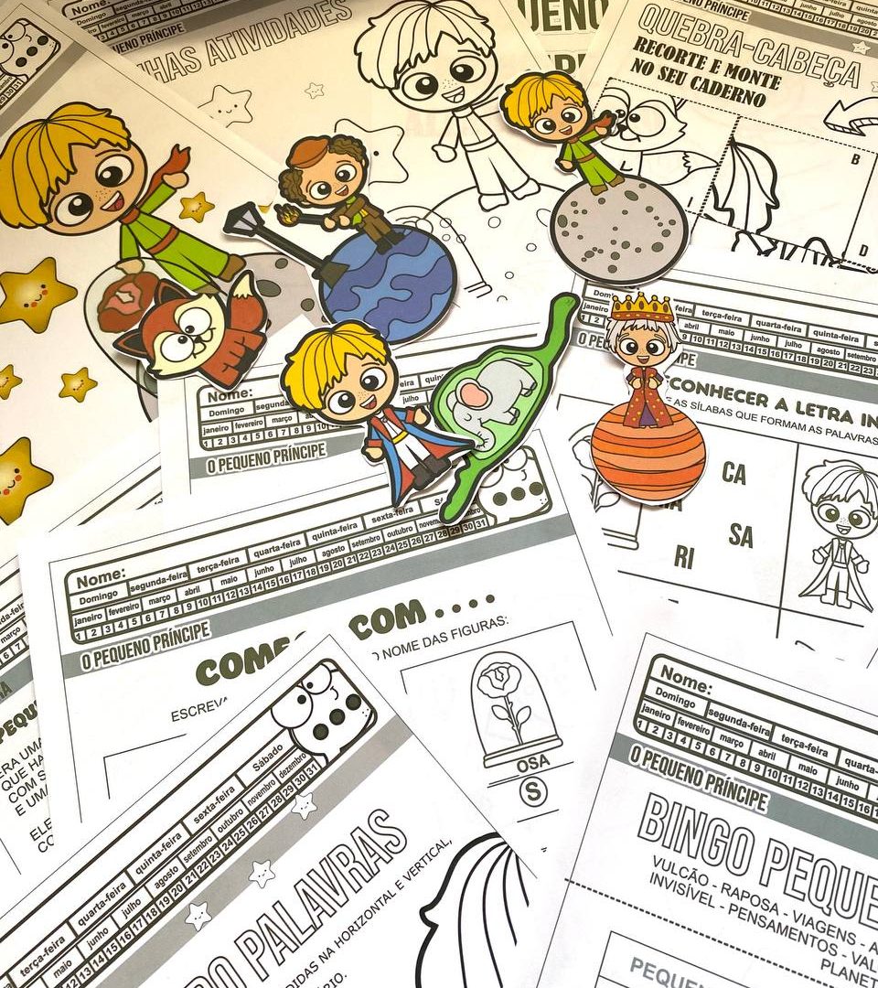 Kit de Atividades do Pequeno Príncipe 1