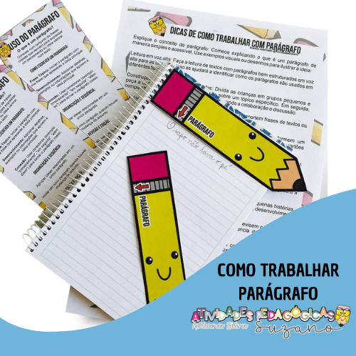 Kit de Desenvolvimento de Parágrafos para Crianças: 3 Páginas de Dicas para  Estimular a Escrita Criativa nos Pequenos – Loja atividades Suzano