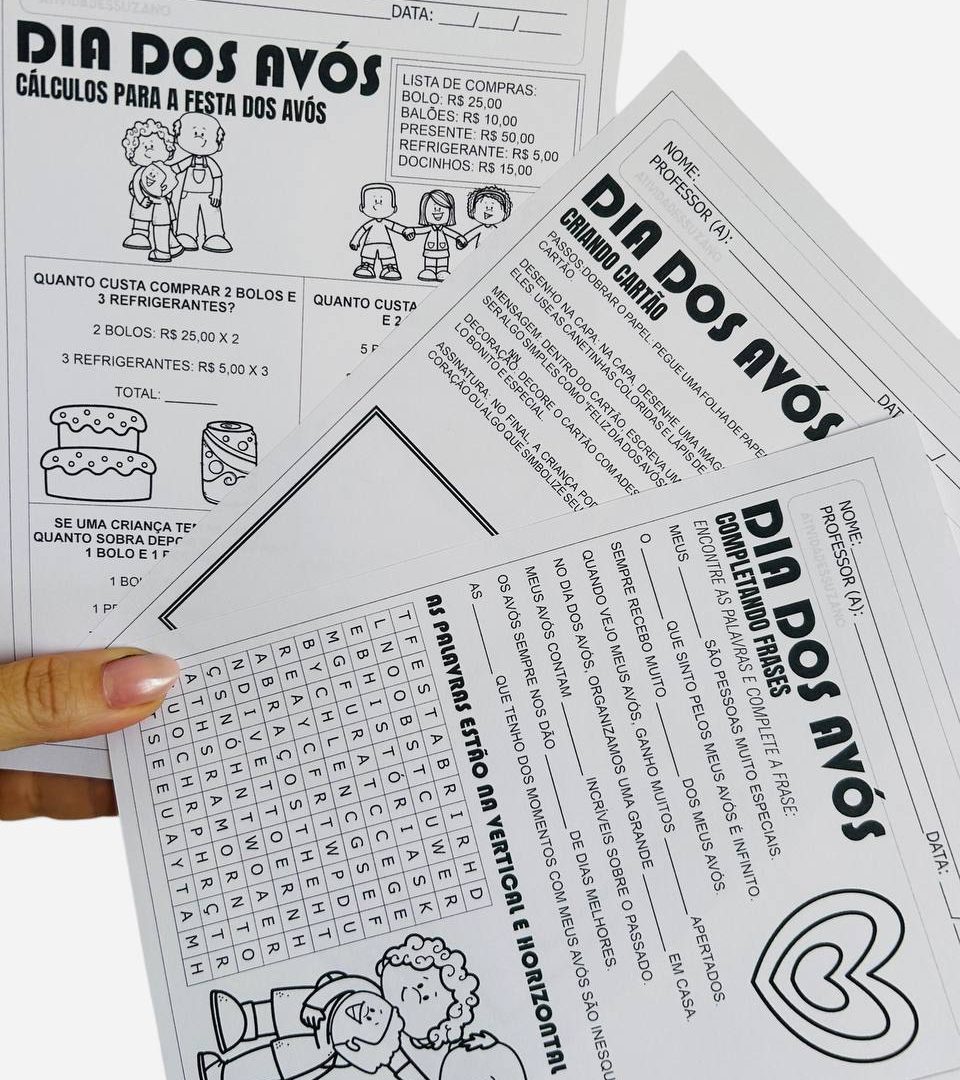 Atividades para o Dia dos Avós