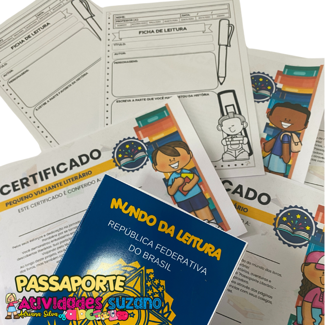 Passaporte da Leitura - Incentive a Leitura de Forma Lúdica e Divertida
