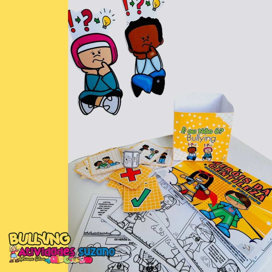Jogo do Quiz sobre Bullying + História em Quadrinhos