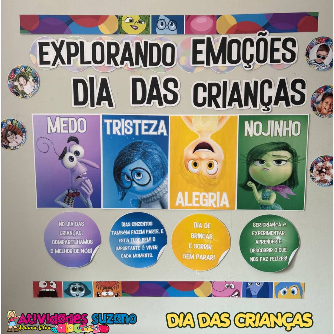 Painel Divertida Mente – Especial Dia das Crianças 🌟