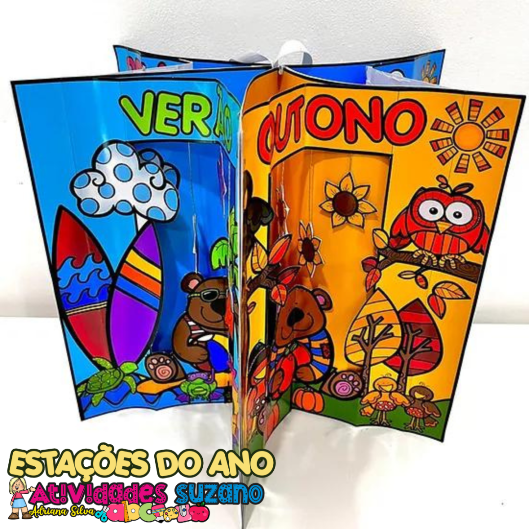 Livro Carrossel das Estações - Uma Viagem pelas Estações do Ano!