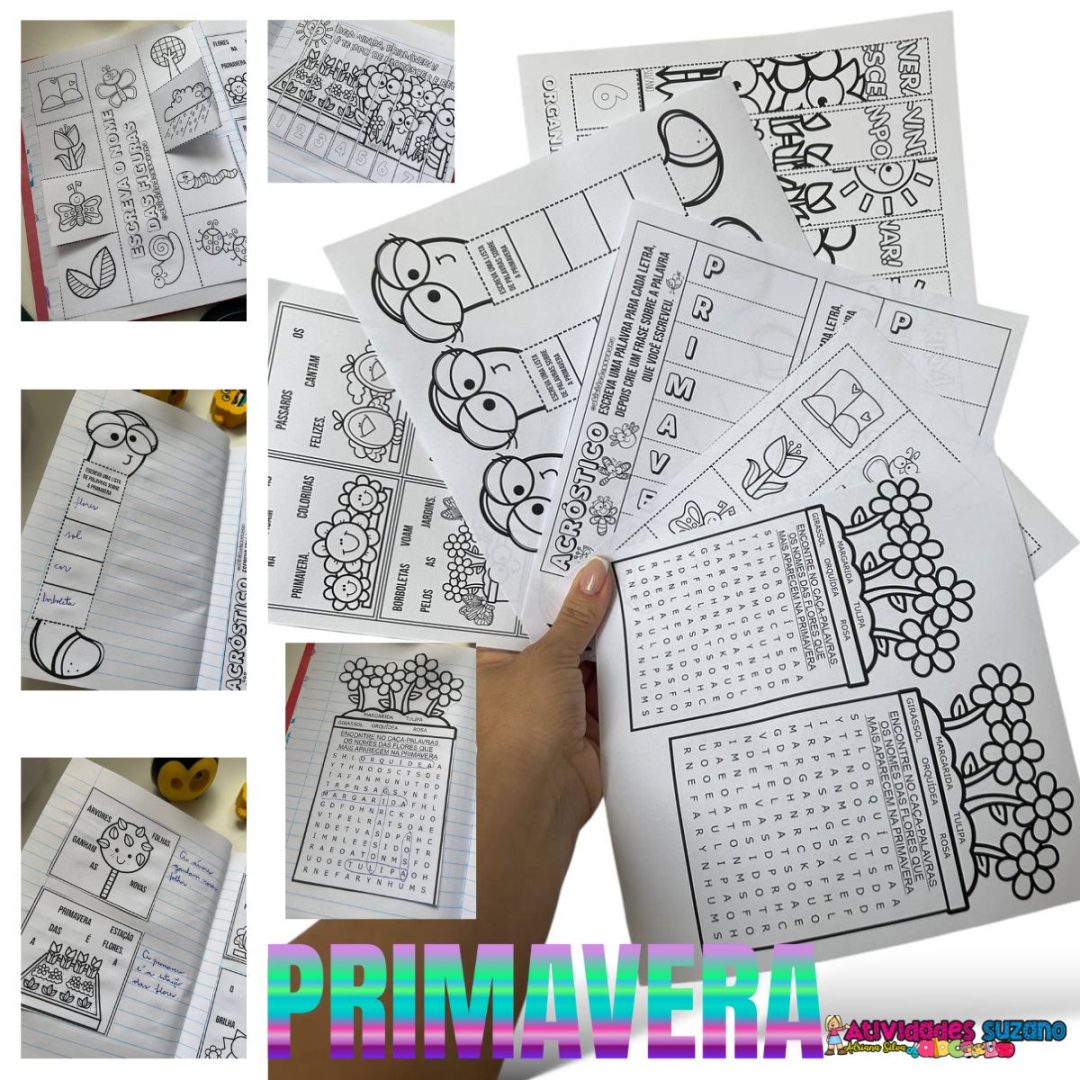 Atividades Interativas sobre a Primavera