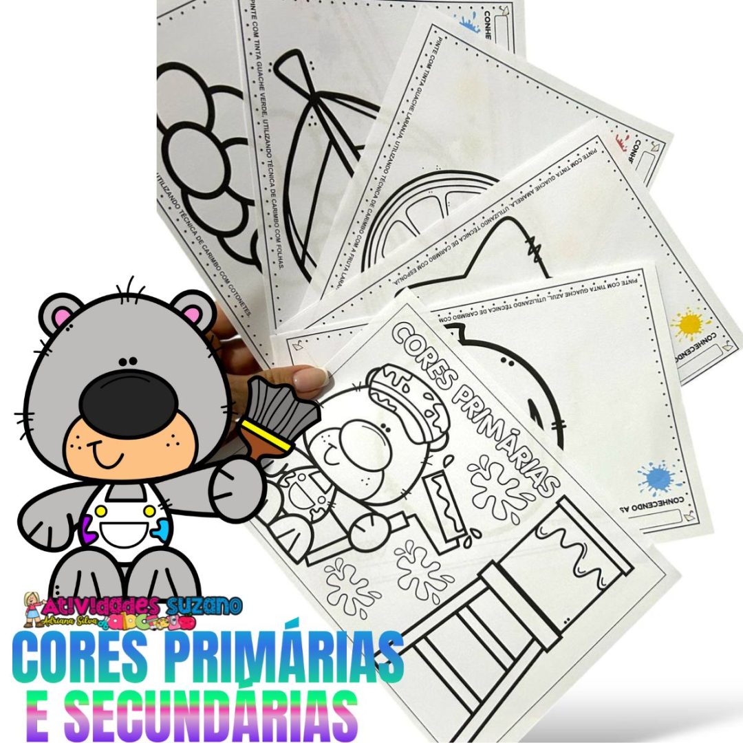 Atividades de Cores Primárias e Secundárias