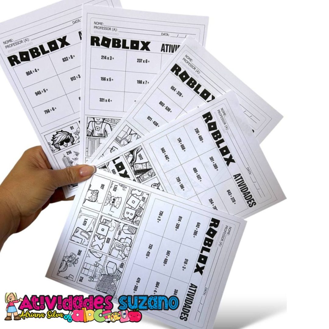 Quebra-cabeças com Operações Roblox