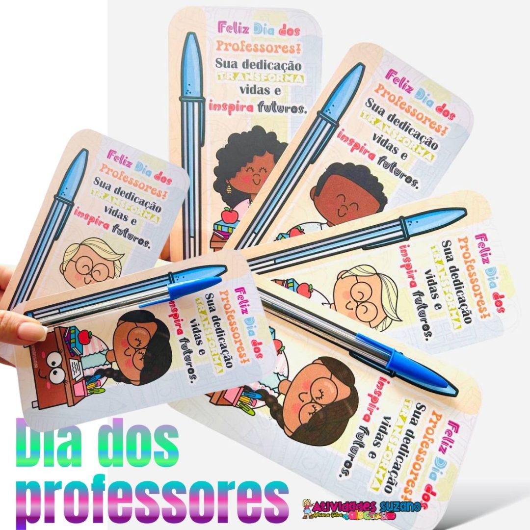 Cartões para Presentear no Dia do Professor