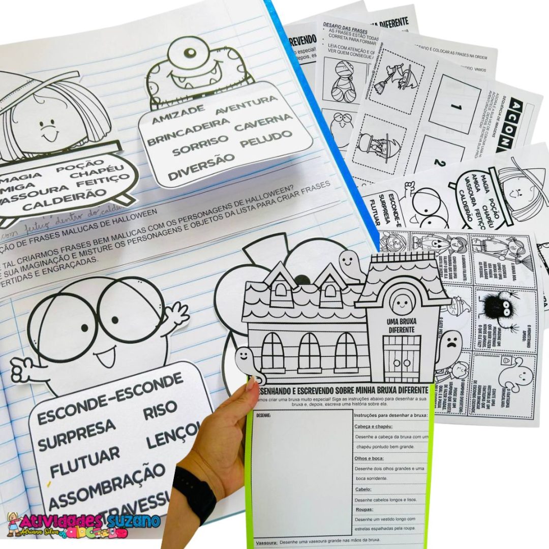 Atividades de Halloween - Criando Histórias Divertidas!