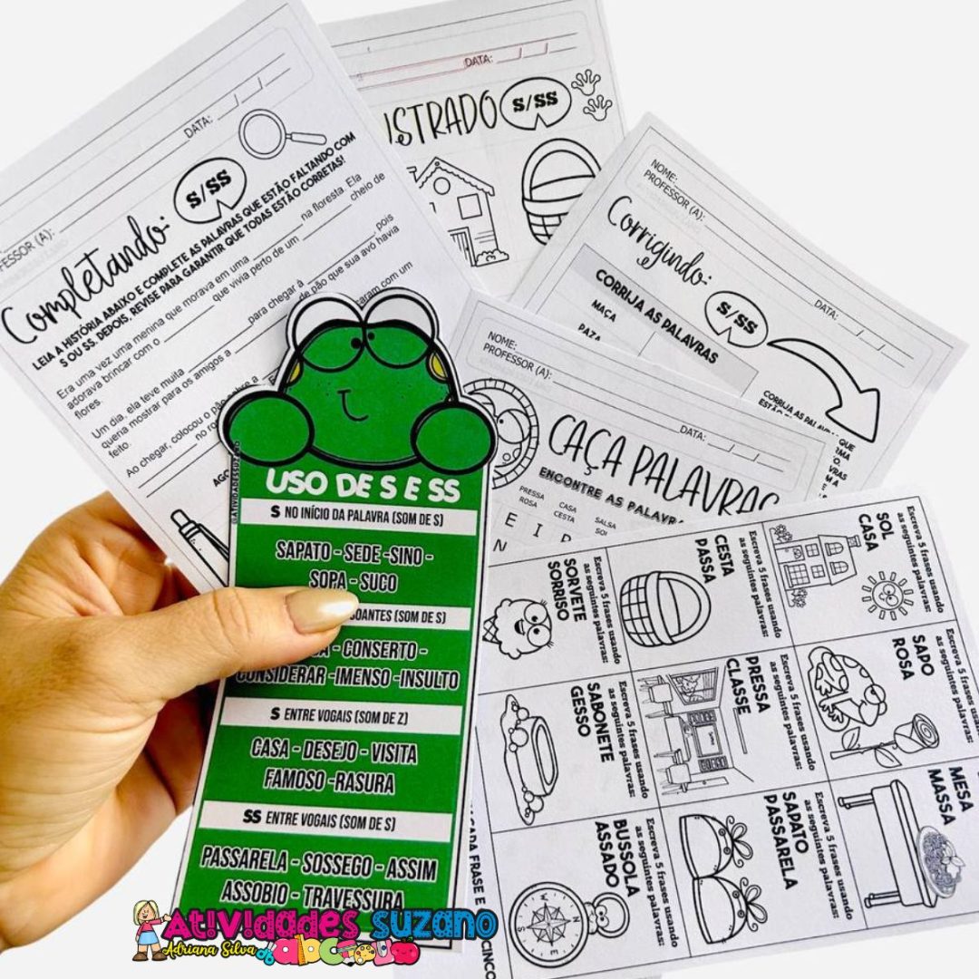 Atividades de Reforço sobre o Uso de S / SS