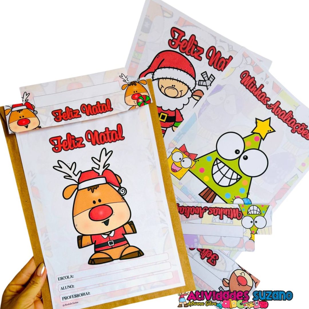 Capinhas Coloridas para Atividades Finais de Natal