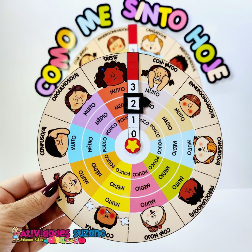 Roleta das Emoções – Explorando Sentimentos de Forma Divertida – Loja ...