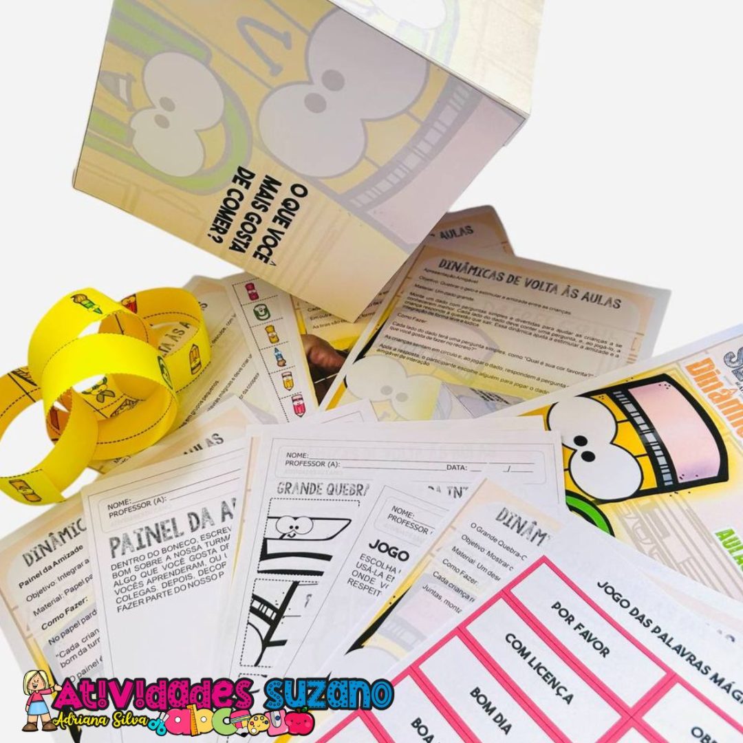 Kit de Dinâmicas de Volta às Aulas