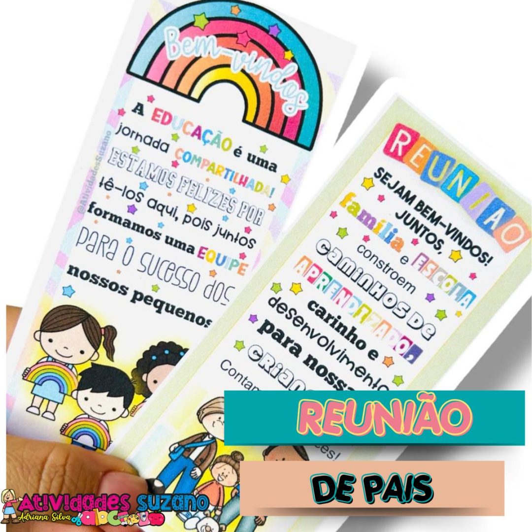 Marcadores de Página para Reunião de Pais