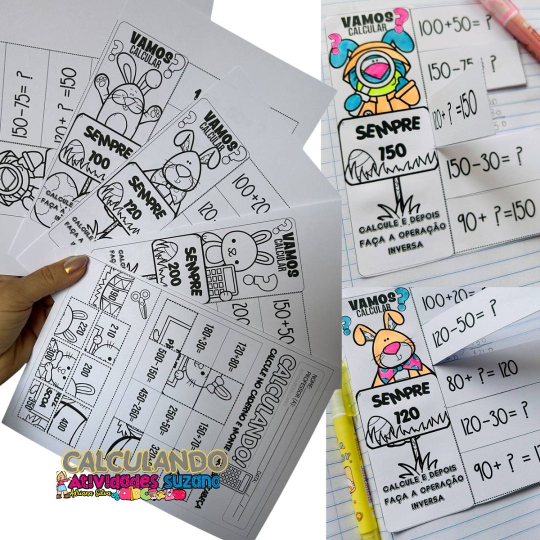Atividades de Matemática com Tema Páscoa