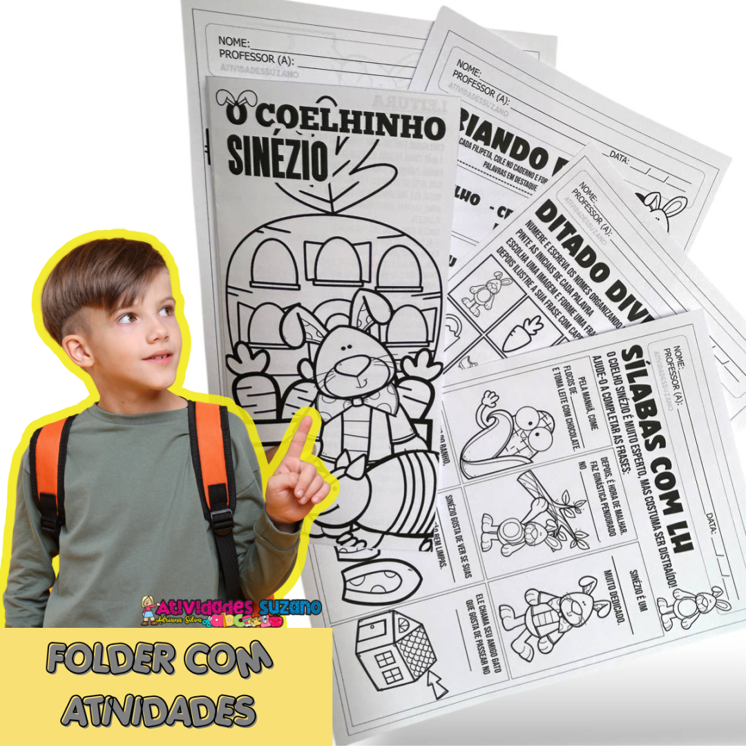 Coelho Sinézio - folder e atividades