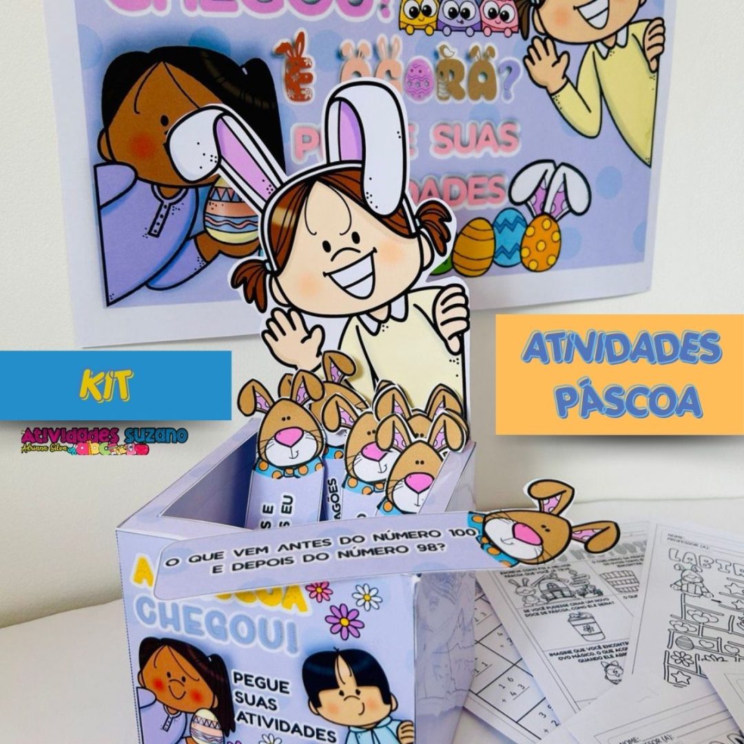 A Páscoa Chegou! Pegue Sua Atividade!