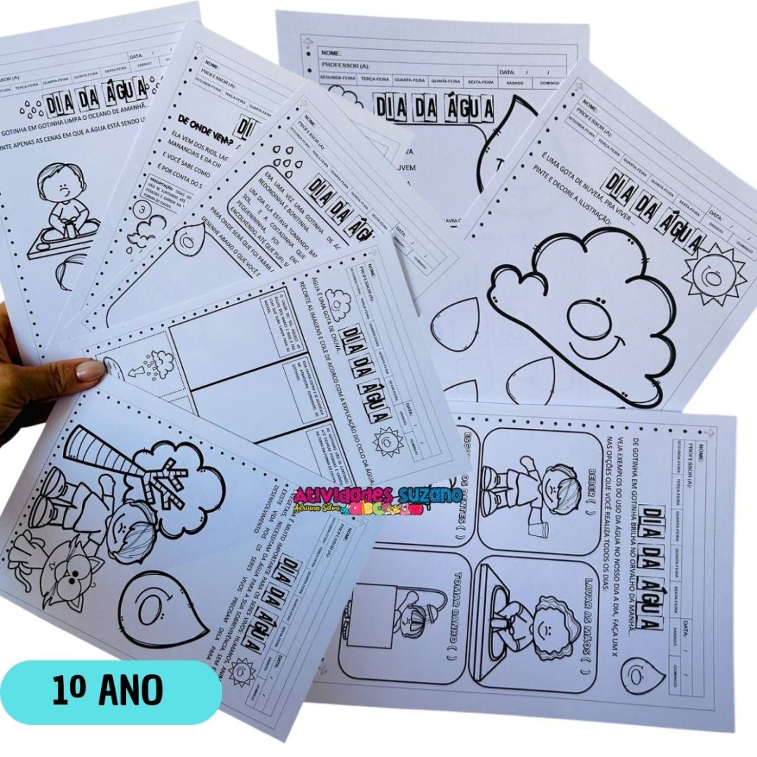 Atividades para o Dia da Água – 1º Ano