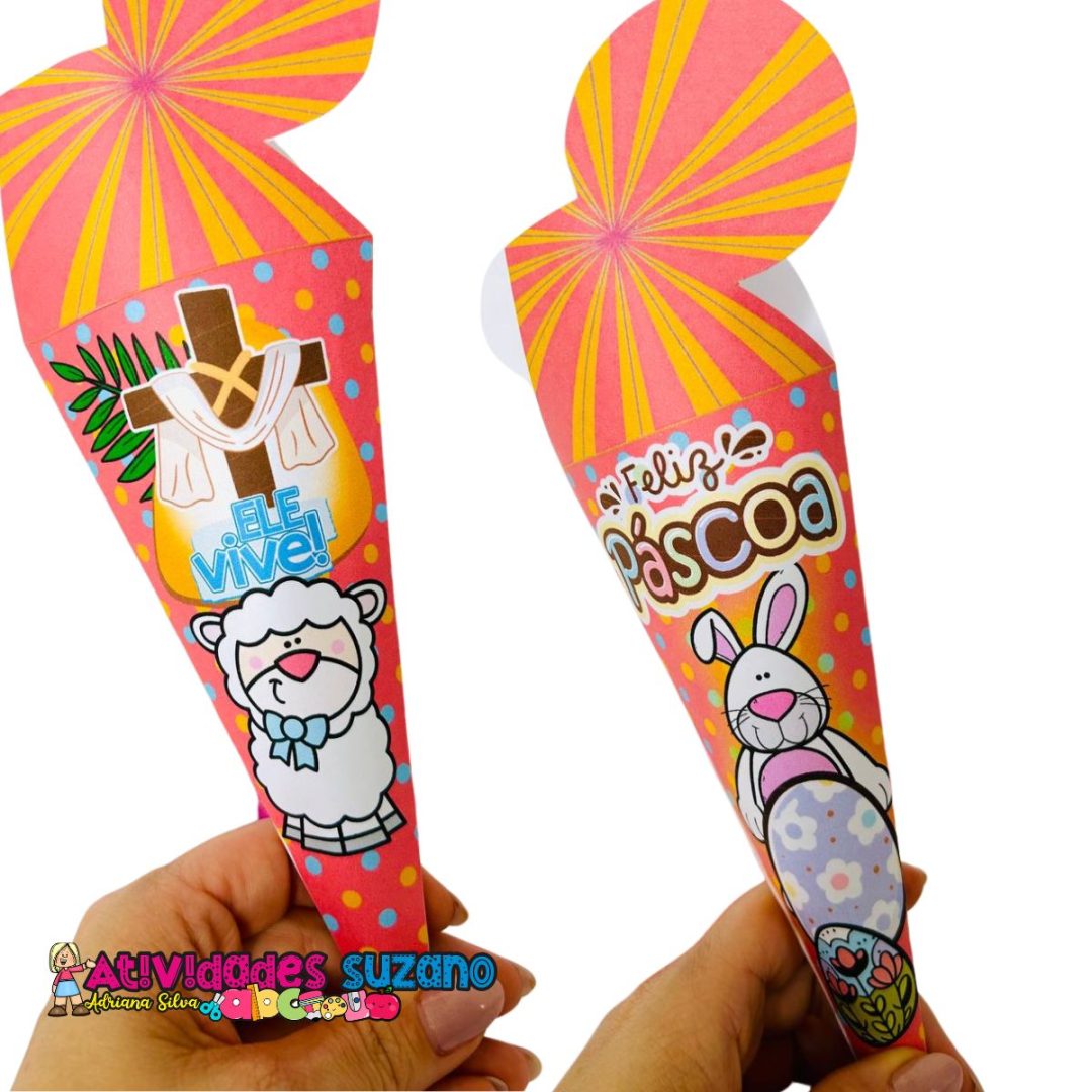 Cones Personalizados para Presentear na Páscoa