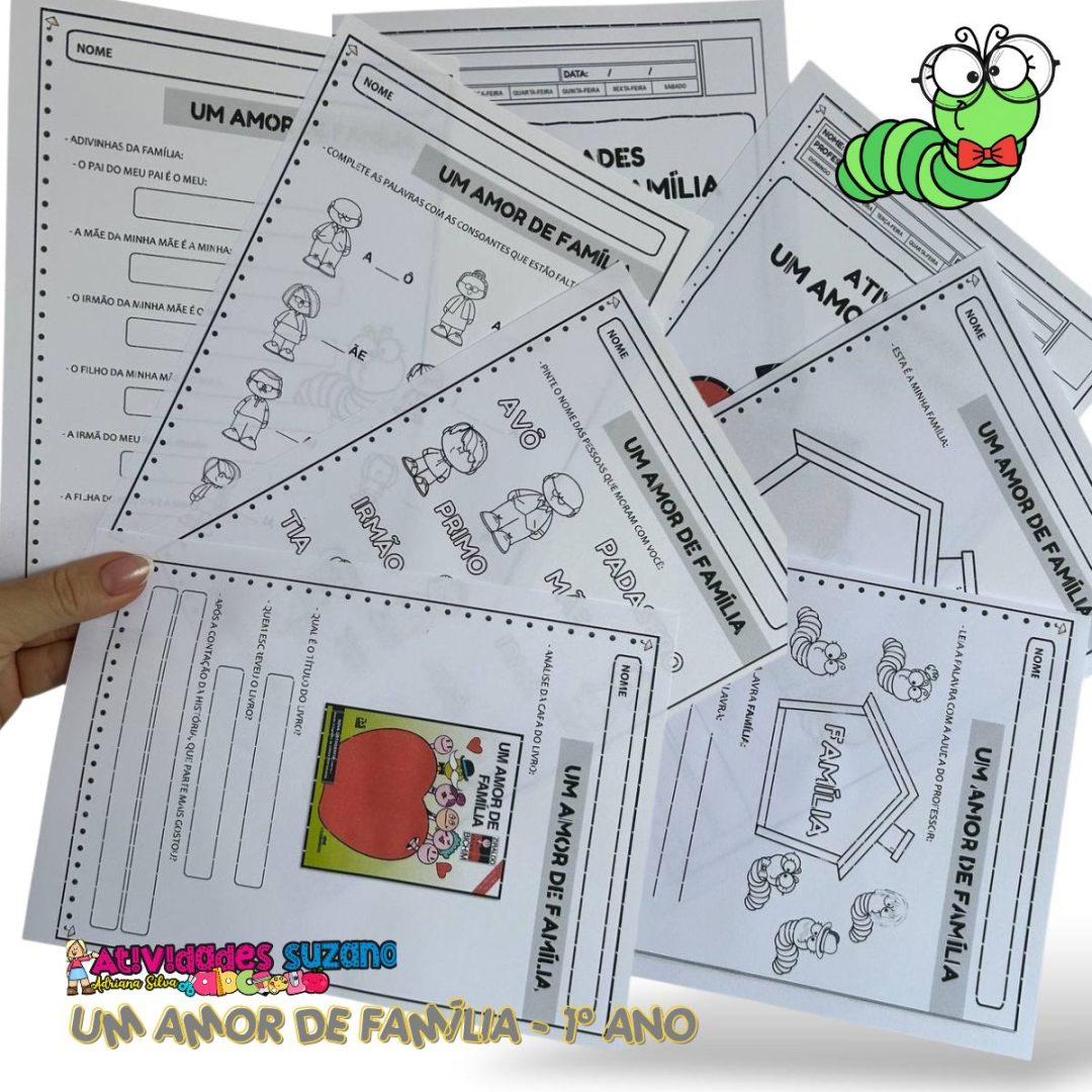 Atividades sobre o Livro "Um Amor de Família" – 1º Ano do Ensino Fundamental