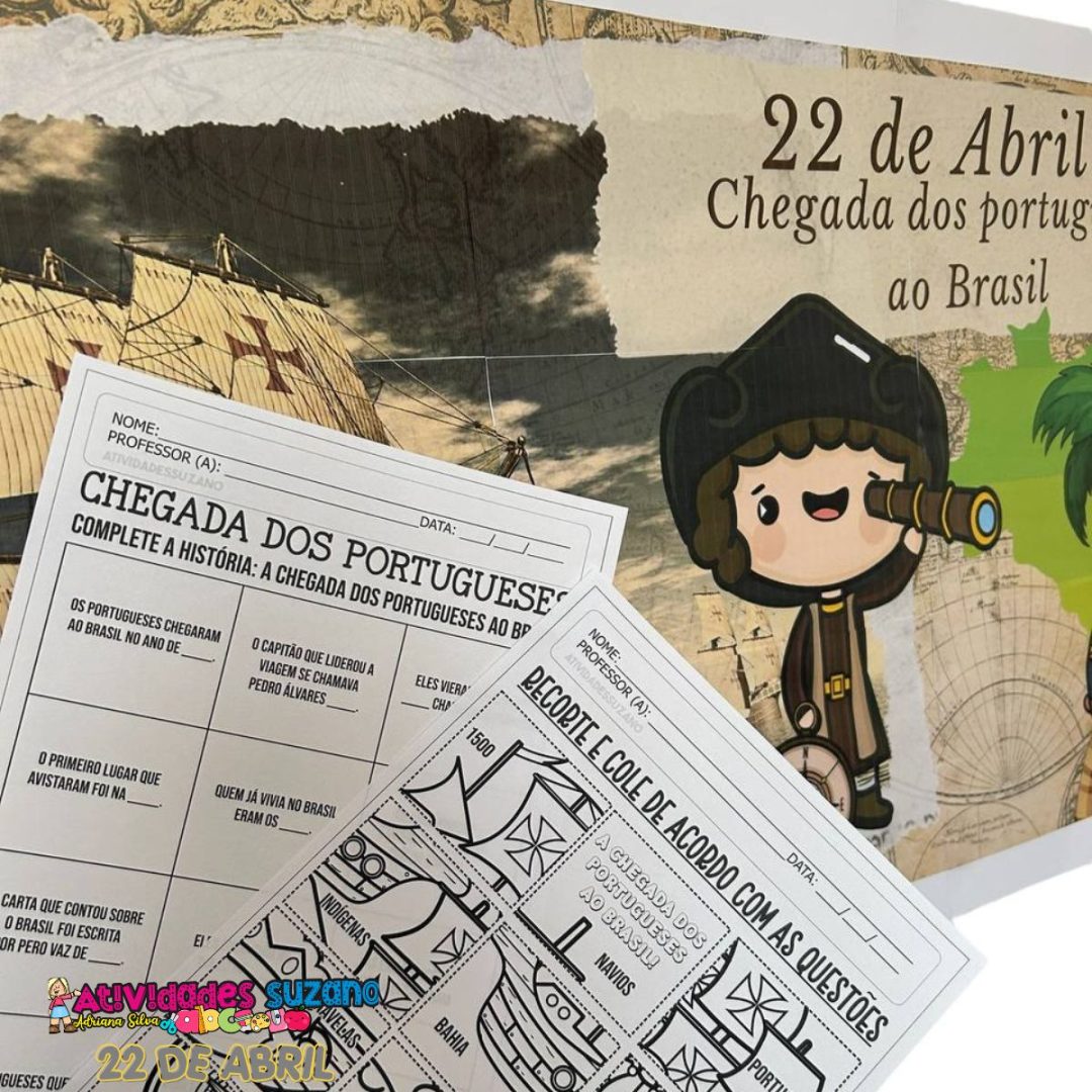 Pacote Pedagógico Pronto: A Chegada dos Portugueses ao Brasil!