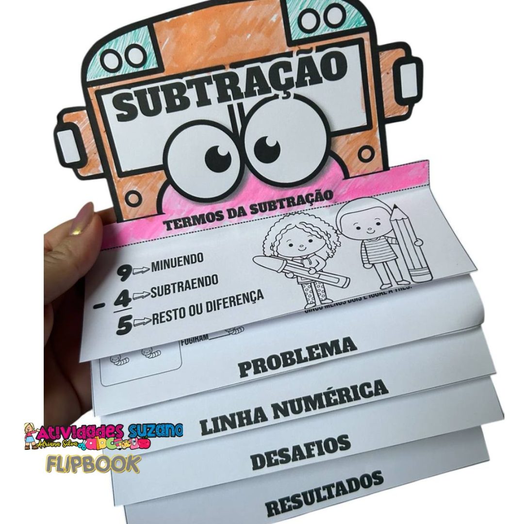 Flipbook Pedagógico - Subtração