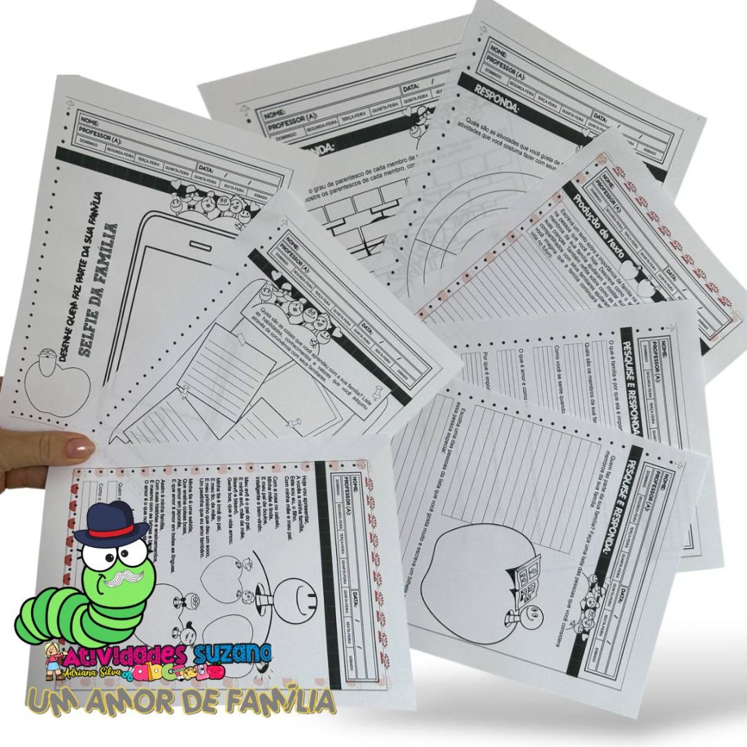 Atividades sobre o Livro "Um Amor de Família" 4º ano