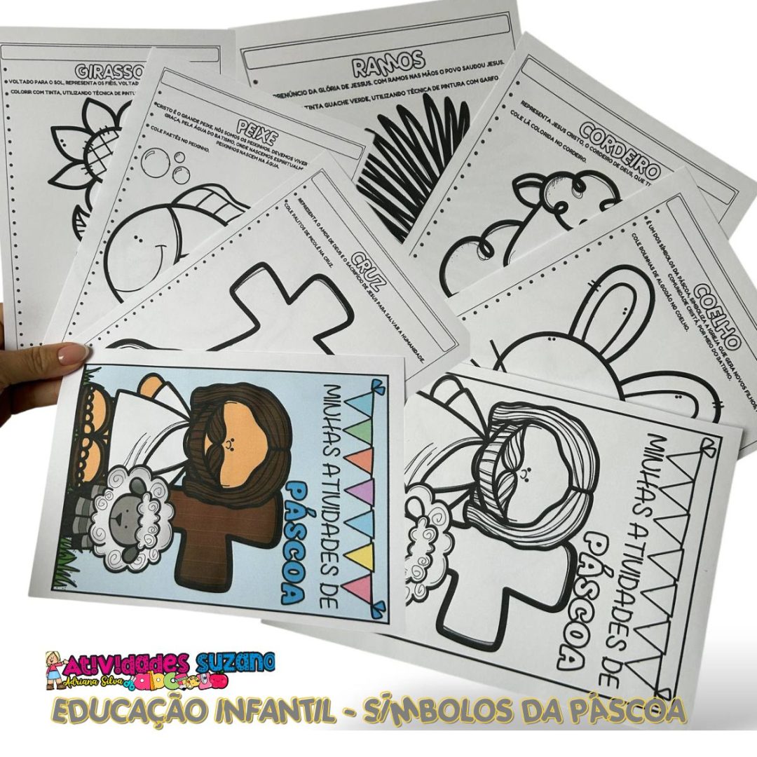 12 Atividades de Educação Infantil – Símbolos da Páscoa Cristã