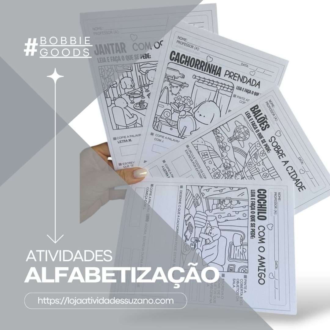 12 Atividades de Alfabetização - Bobbie Goods