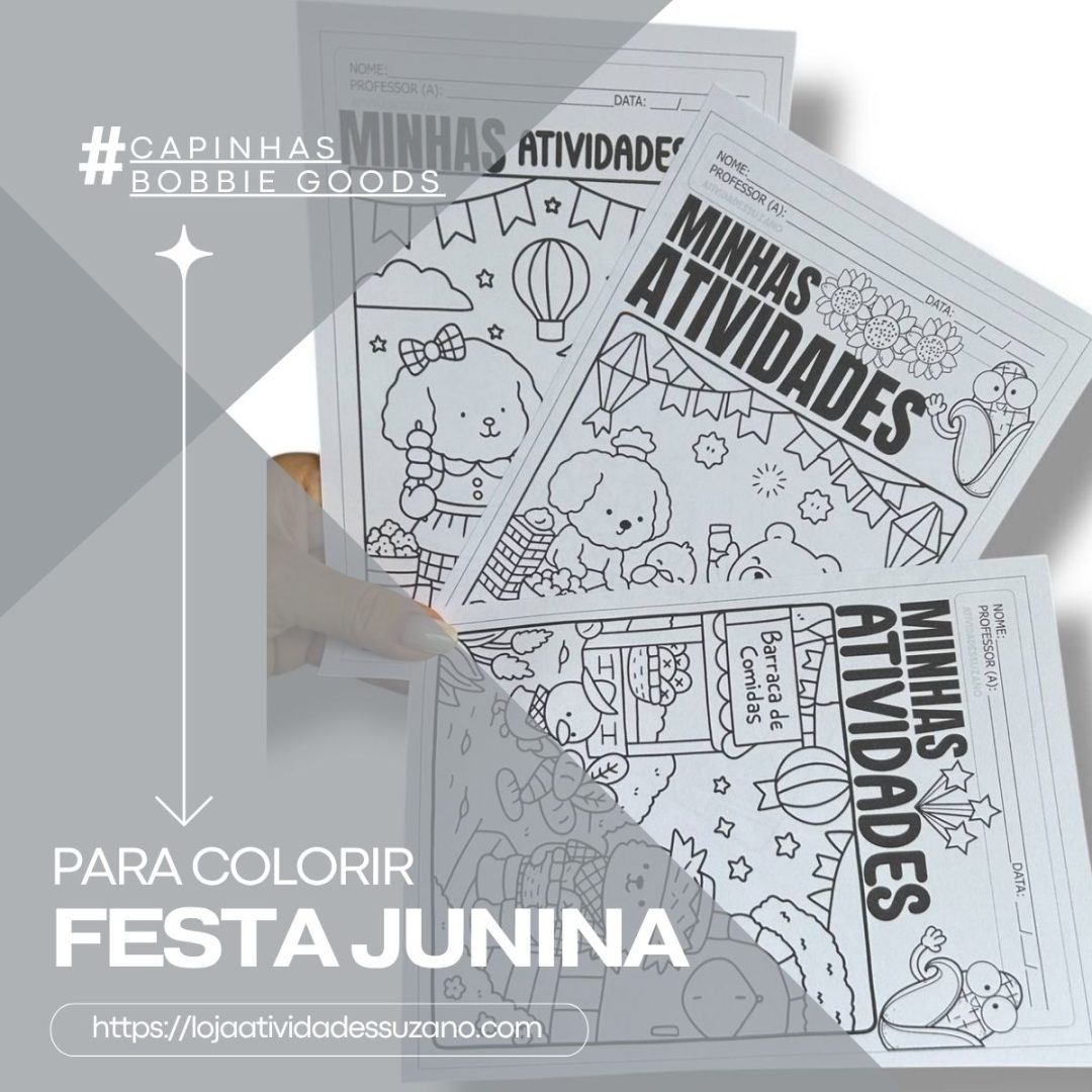 Capinhas de Atividades Tema Boobie Goods para Colorir