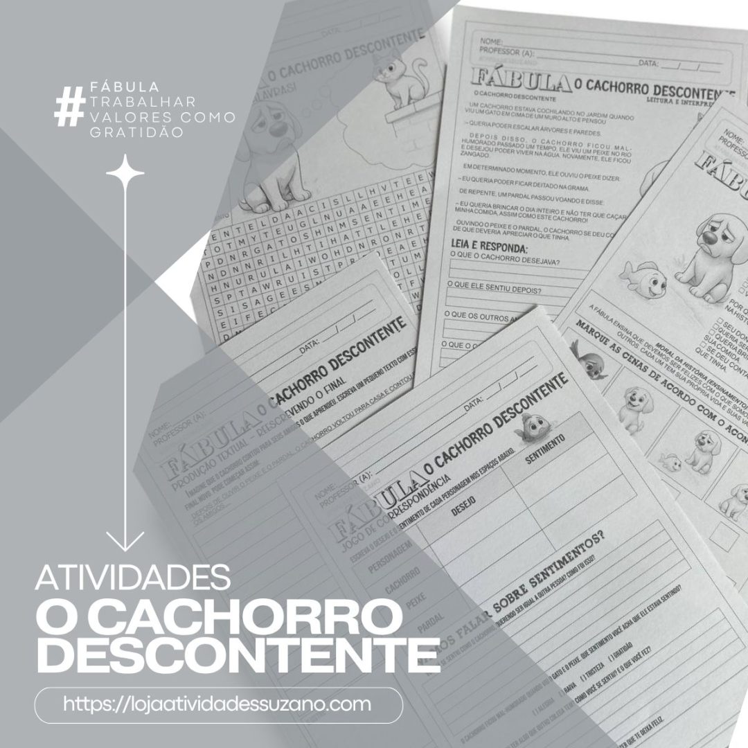 A Fábula "O Cachorro Descontente"