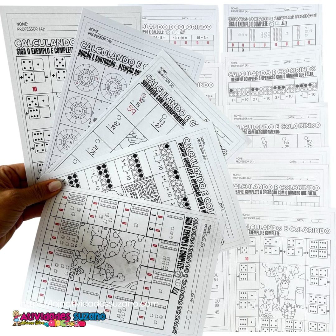 10 Atividades de Matemática Bobbie Goods