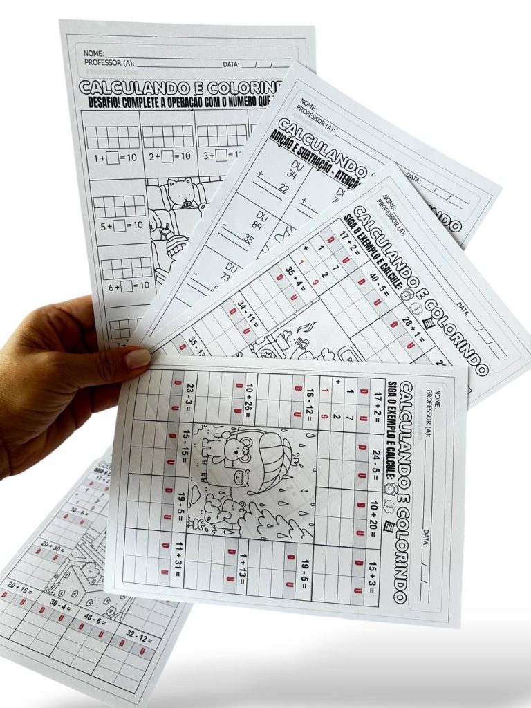 10 Atividades de Matemática Bobbie Goods – Loja atividades Suzano