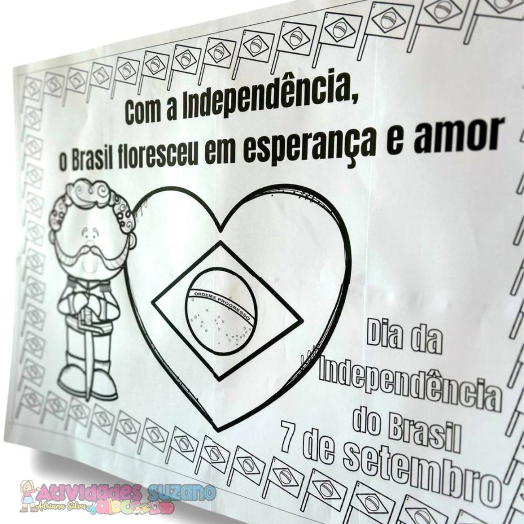 Painel para Colorir – 7 de Setembro | Independência do Brasil