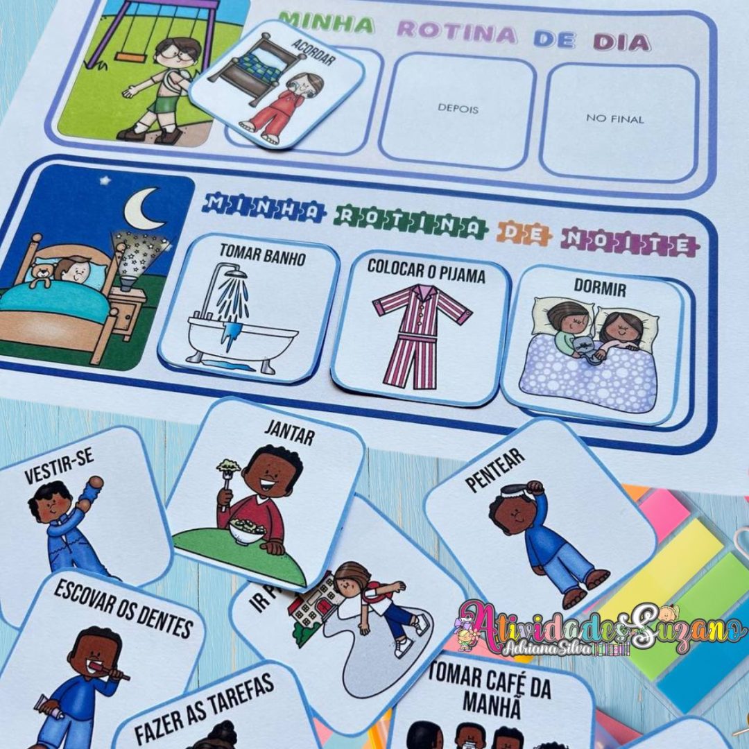 Minha Rotina Dia x Noite - inclusão