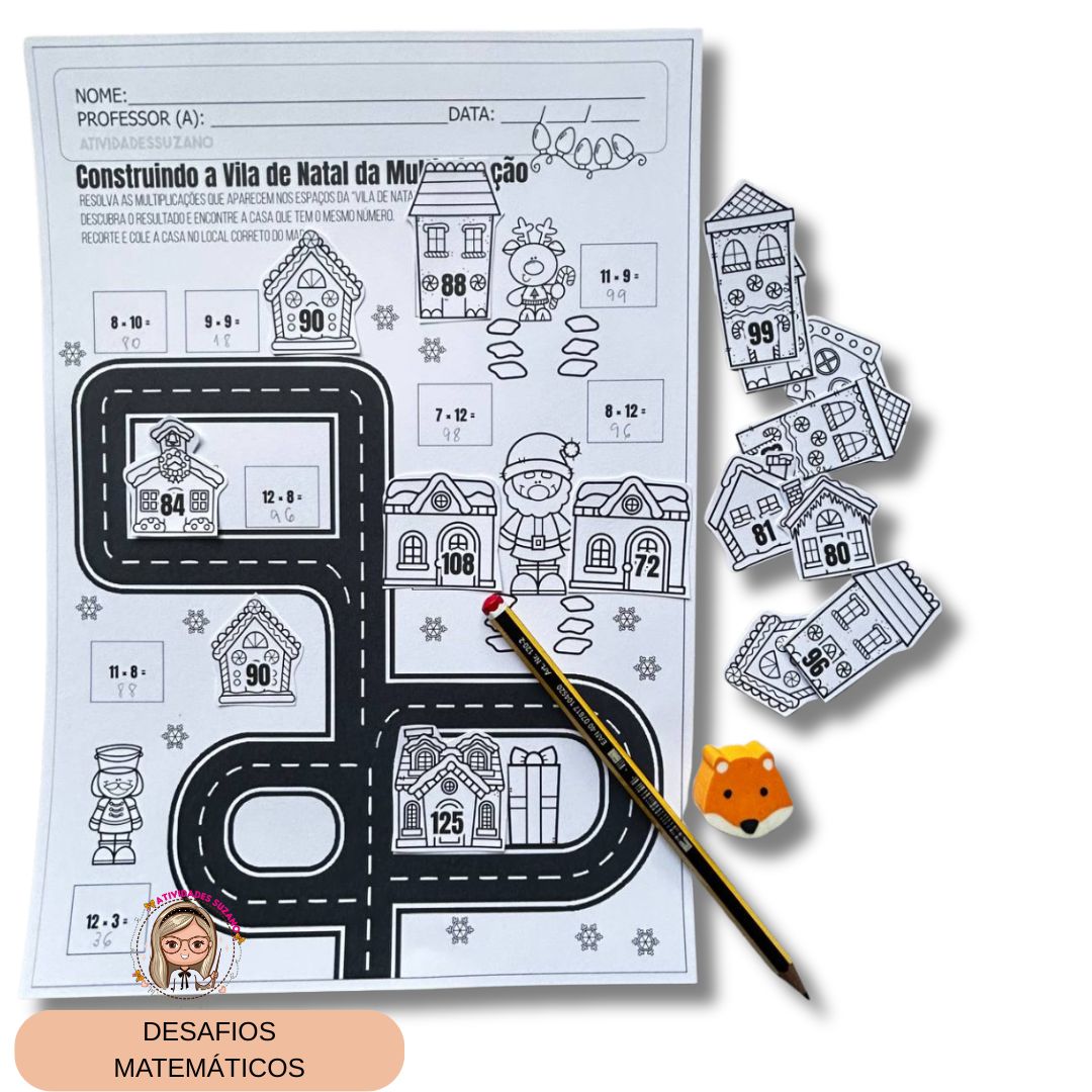 Revisão das Operações – Adição, Subtração e Multiplicação | Atividade de Fim de Ano