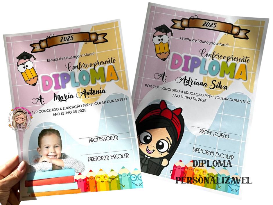 DIPLOMA PERSONALIZADO EDITÁVEL