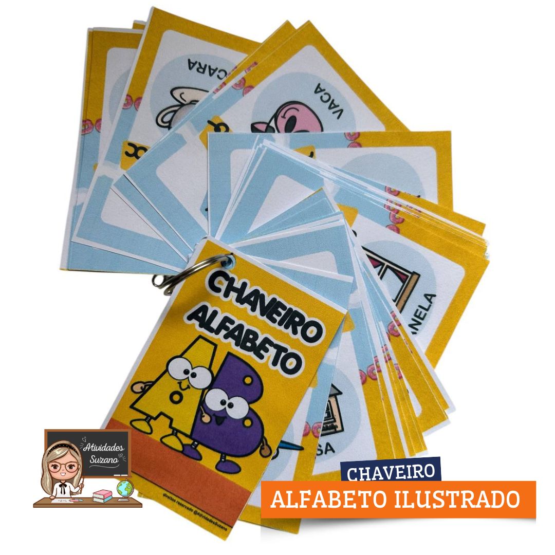 CHAVEIRO DO ALFABETO ILUSTRADO (PDF)