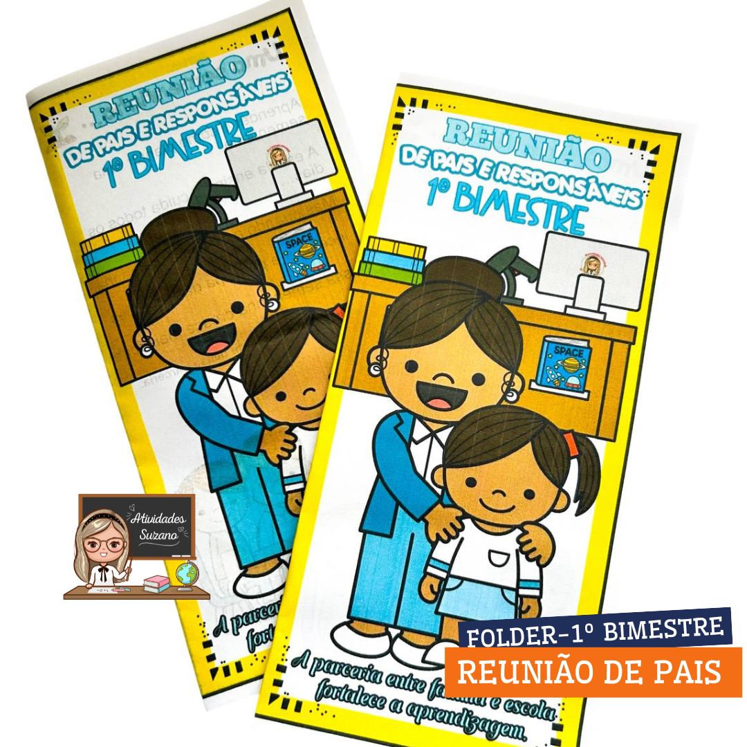 ARQUIVO EDITÁVEL NO CANVA | REUNIÃO DE PAIS E RESPONSÁVEIS – 1º BIMESTRE