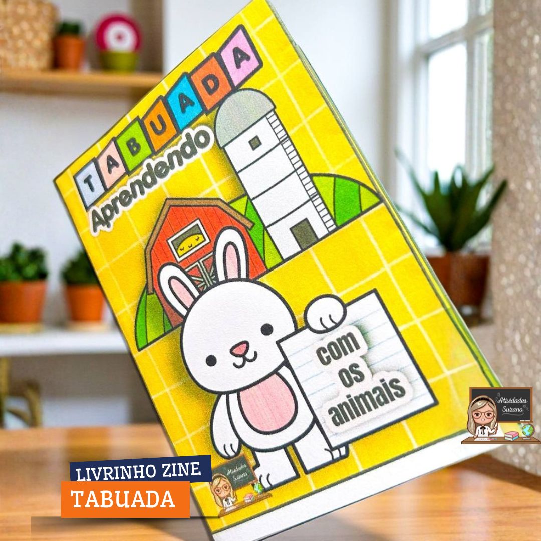 Livrinho Zine da Tabuada – Multiplicação