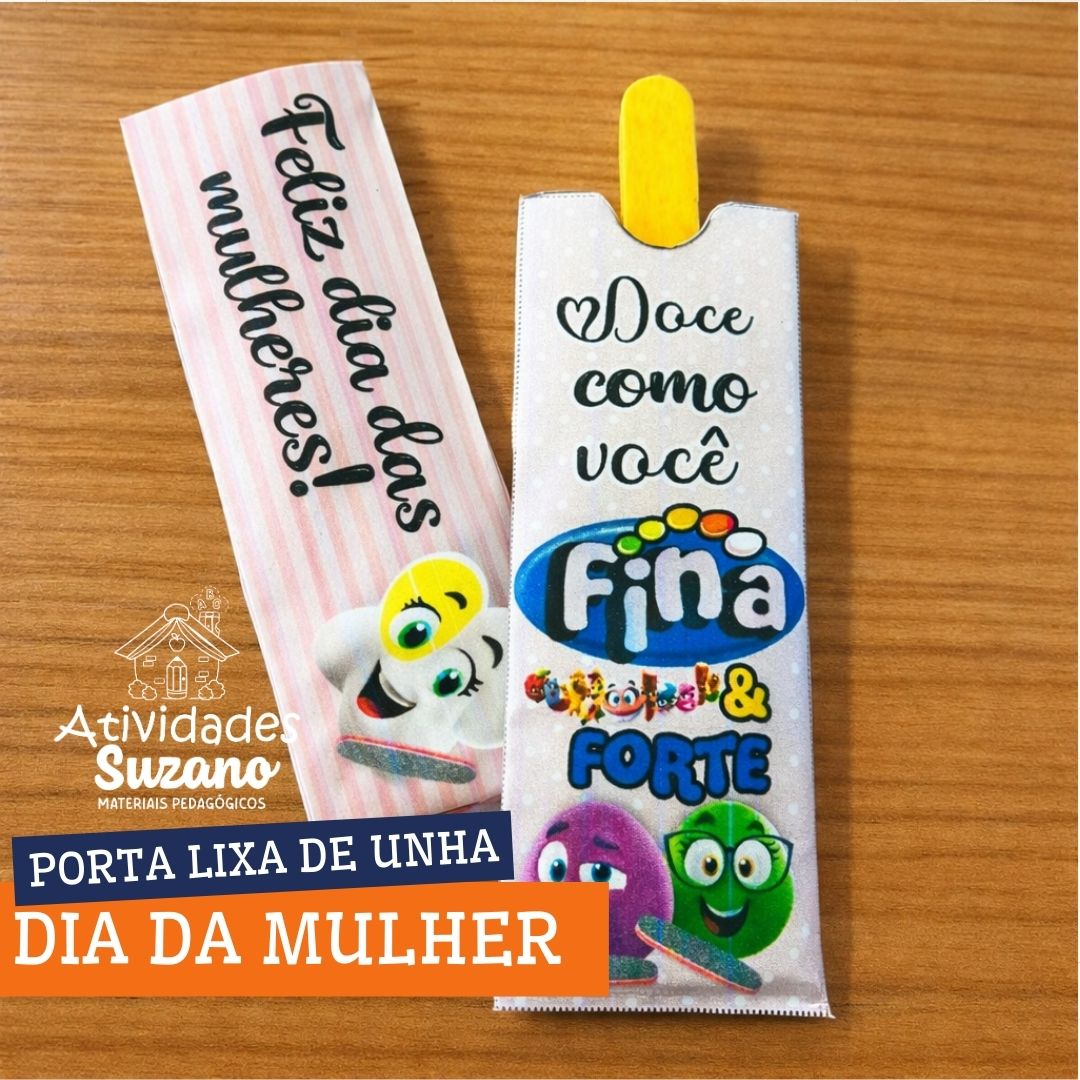 Porta-Lixa Dia das Mulheres: Baixe, Imprima e Monte em Casa