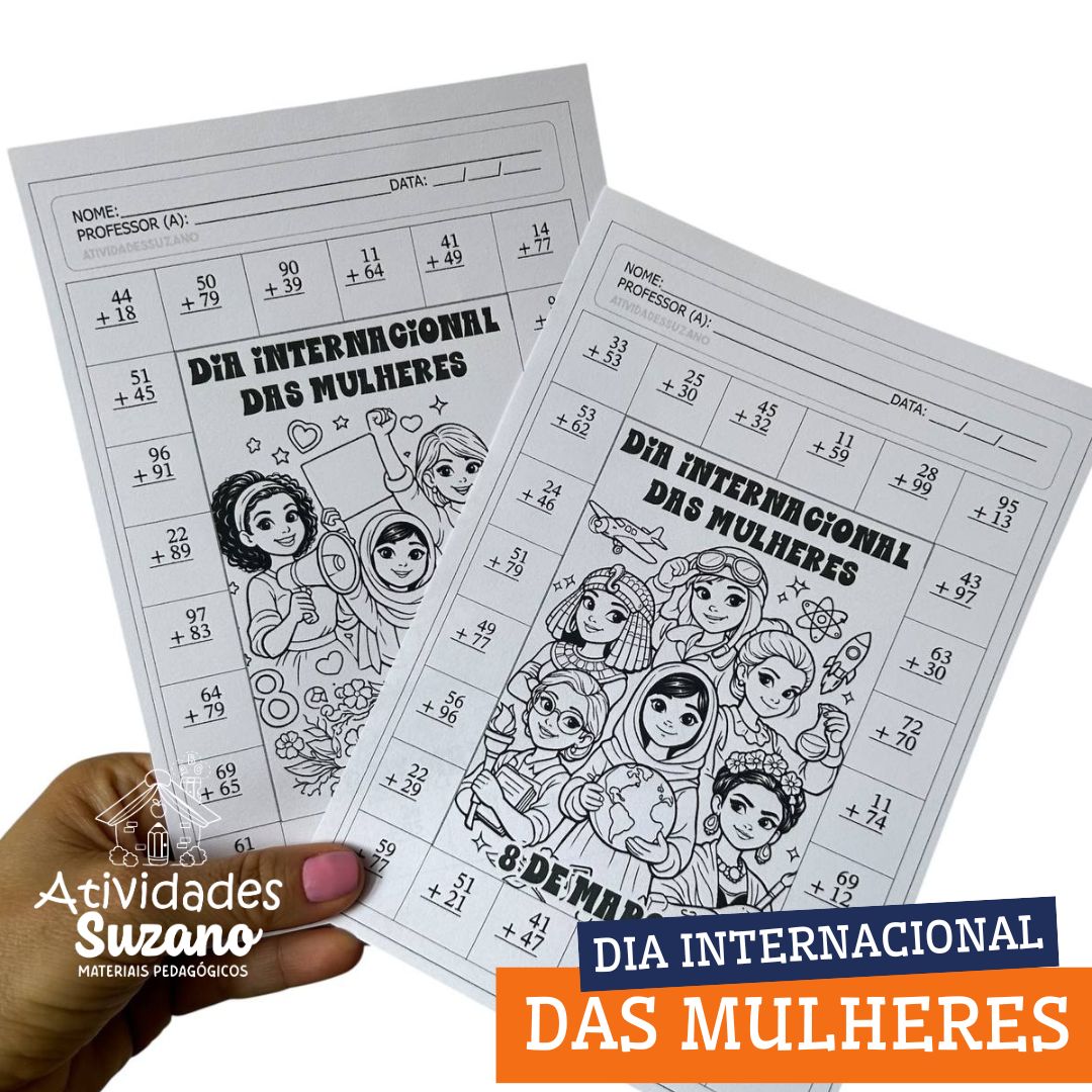 Atividades de Matemática – Dia Internacional das Mulheres