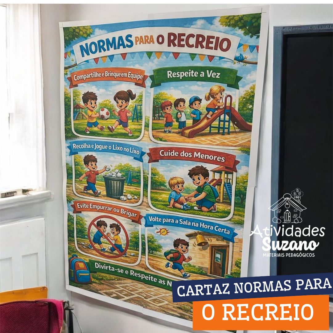 Recreio divertido é recreio organizado!