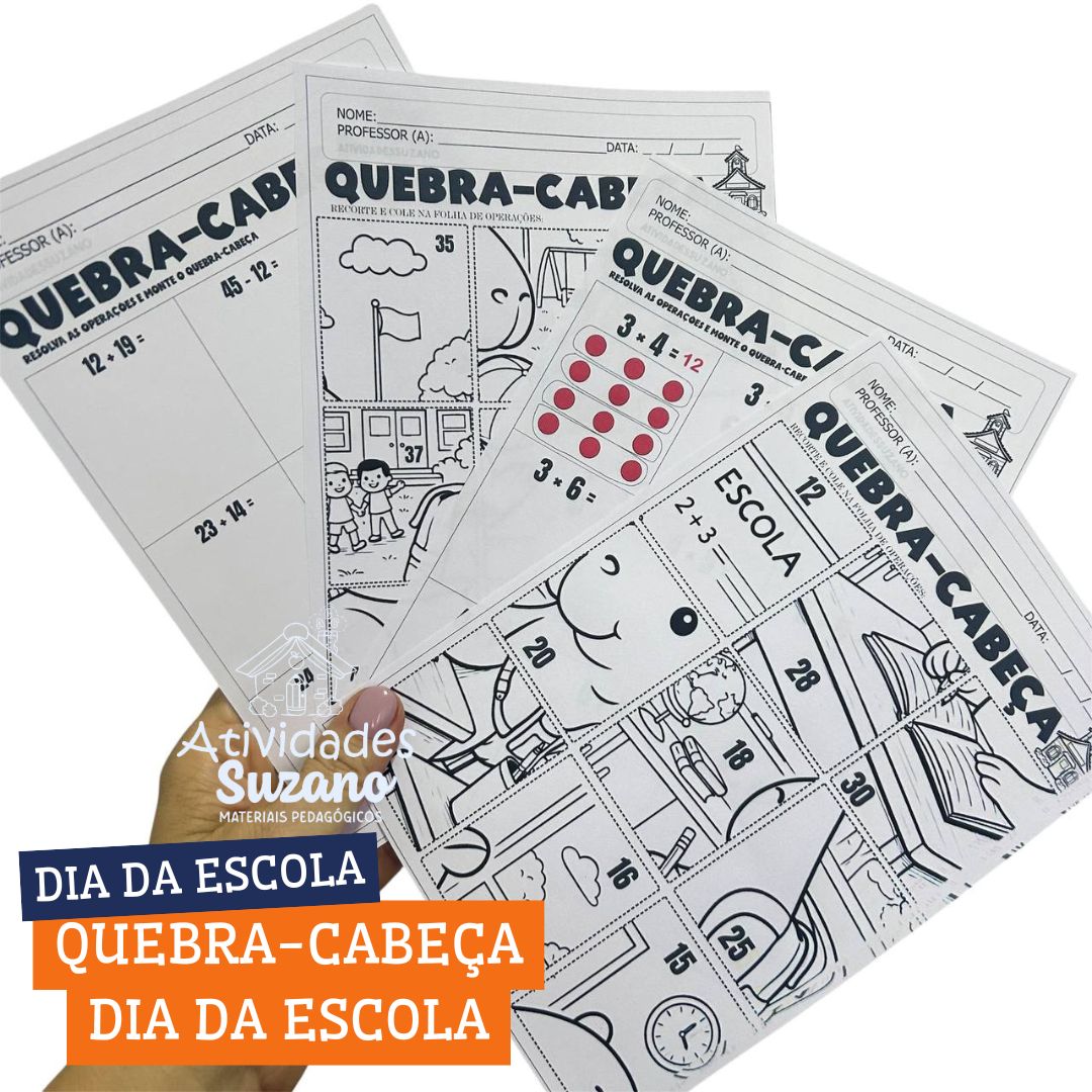 Kit Quebra-Cabeça Matemático – Operações na Casa das Dezenas