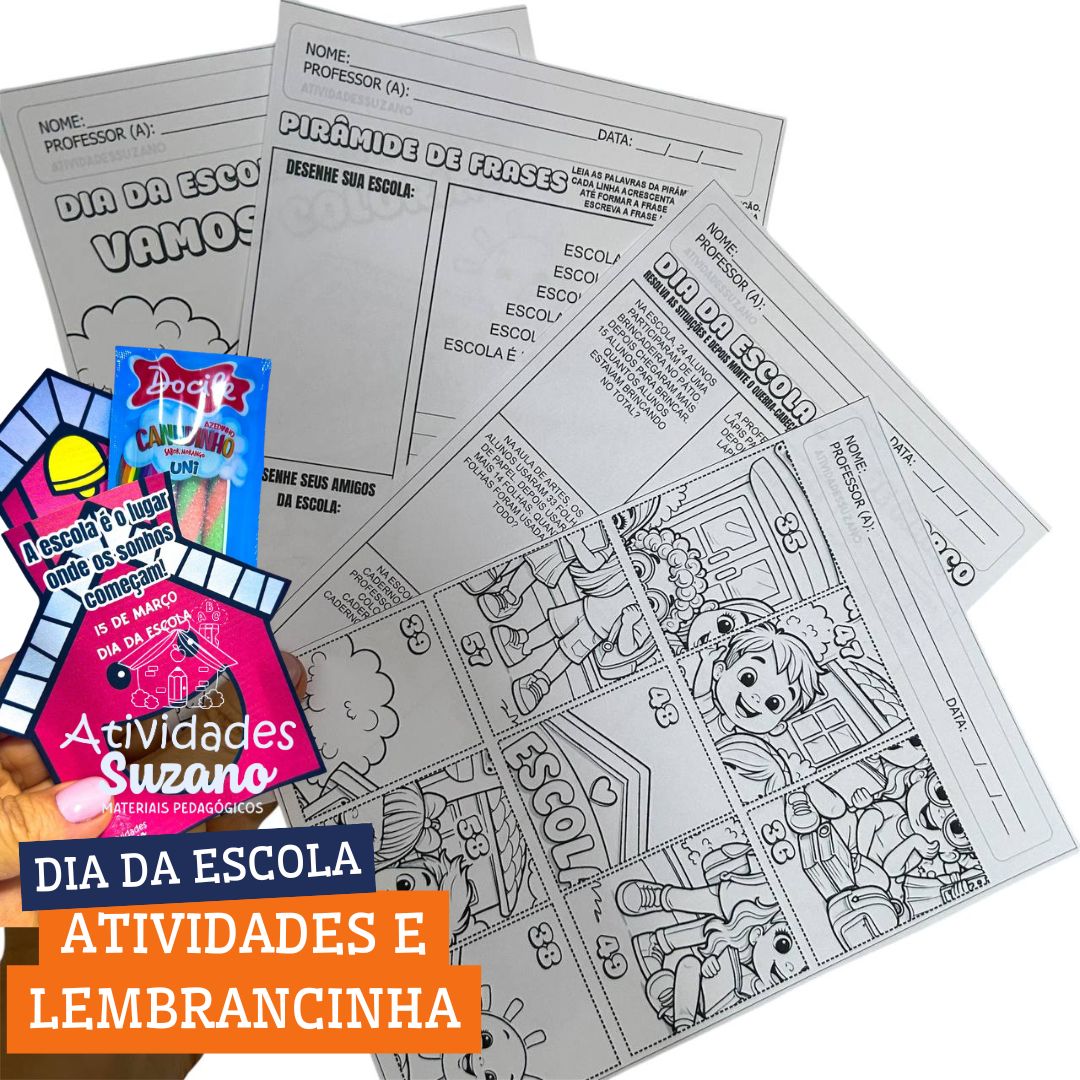 Kit de Atividades – Dia da Escola (15 de Março)