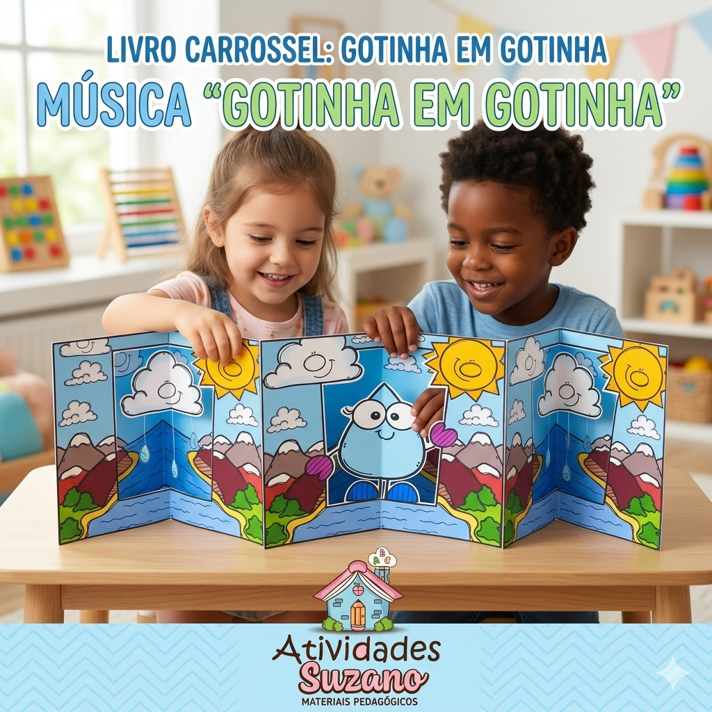 Livro Carrossel - Música de gotinha em gotinha
